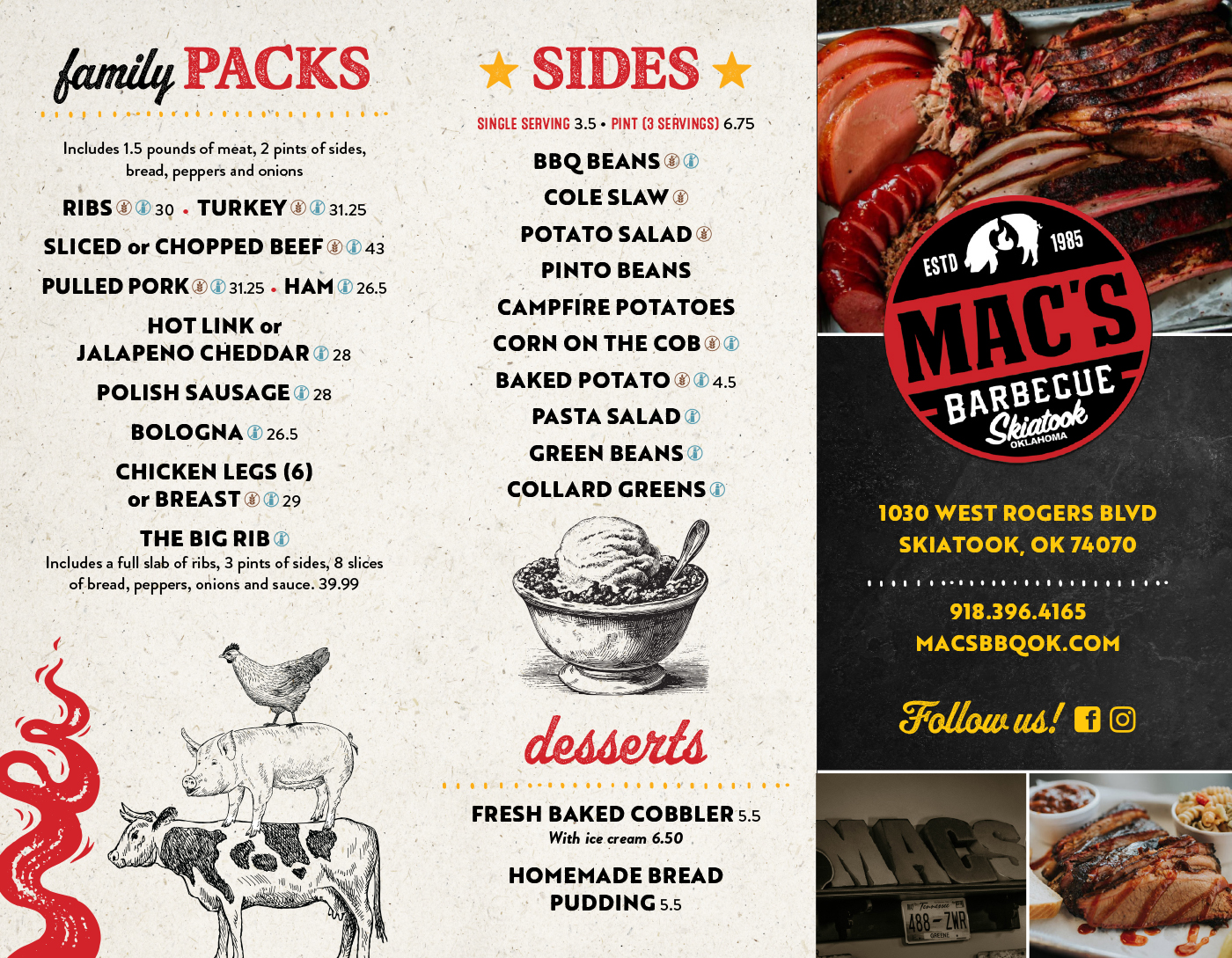 Mac's BBQ Skiatook, OK 74070